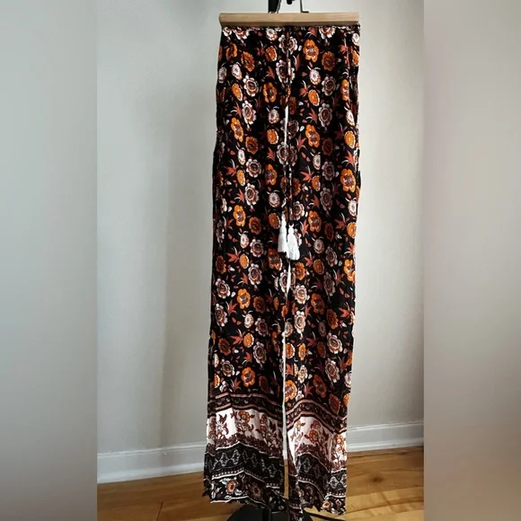 SHEIN Floral Print Wide Leg Pants (30$) - Picture 2 of 4